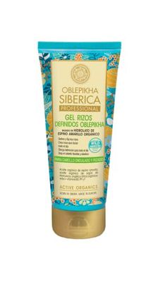 GEL RIZOS DEFINIDOS OBLEPIKHA PARA CABELLOS ONDULADOS Y RIZADOS, 200 ml Claro