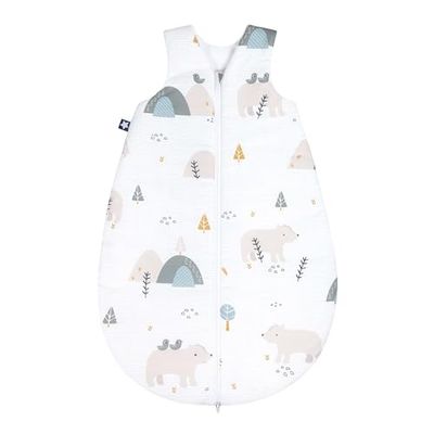 Julius Zöllner Gigoteuse d'été pour bébé en 100% coton - Taille 110-24-48 mois - Standard 100 by Oeko-Tex - Fabriqué en Allemagne - Mountain Bear