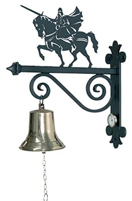 Imex El Zorro El Zorro 11847-Soporte con Campana CID campeador, 370 mm, Laton, Negro, 37x12x35 cm