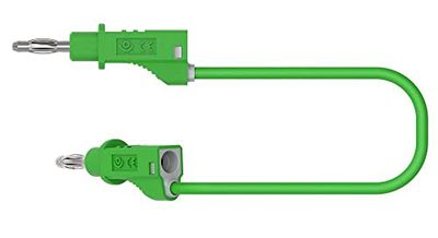 Electro PJP Cavo di misurazione 2117-CD1-200 V, spina a banana, 2 m, verde, 1 pezzo.