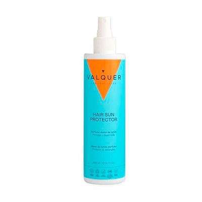 Valquer Laboratorios │ Sonnenschutzspray für das Haar │ Schützt das Haar gegen Sonne, Salz und Chlor │ Mit Revierbalsam und Vitamin B5 │ Tahitianischer Monoi, einzeln, 300 ml