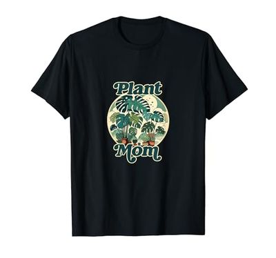 Plant Mom plantas verdes arte de plantas de interior pulgar verde Camiseta