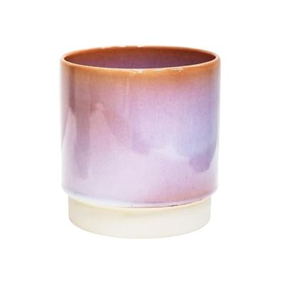 Ivyline Jardinière en faïence, Rose, 19,5 x 18,5 cm