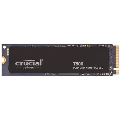 Crucial T500 500GB PCIe Gen4 NVMe M.2 Interne Gaming SSD (Solid State Drive), Tot 7200 MB/s, TLC NAND, Compatibel met Laptop en Desktop, Microsoft DirectStorage - CT500T500SSD8