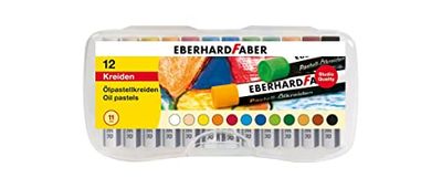 Eberhard Faber 522013 - Oliepastels, 12 breukvaste oliepastels, 11 mm diameter