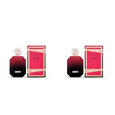 Revolution Beauty London Women's Eau De toilette Perfume, All-Day Scent, Passion, 100 ml (Pack of 2)