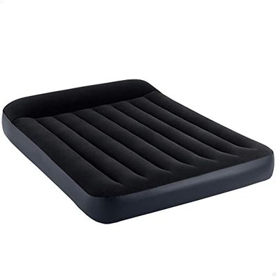 Intex 64148 Materasso Dura Beam Pillow Rest Piazza e Mezza con Pompa Elettrica Incorporata, 137 x 191 x 25 cm