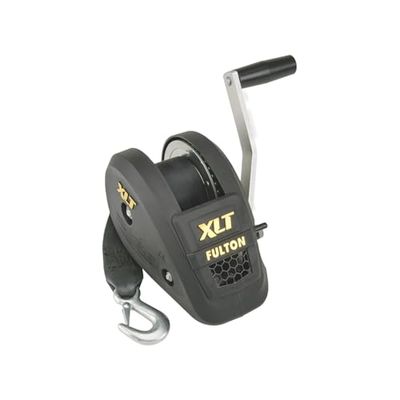 Fulton Verricello 142320, 142320 kg, velocità Singola con Cinghia da 50 m, Copertura Nera, Confezione da 1