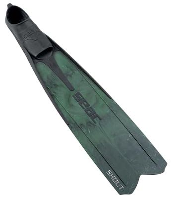 SEAC Shout Pinne Lunghe per Pesca Sub, Apnea e Immersioni, Verde, 43/44