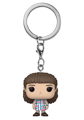 Funko Pop! Keychain: Stranger Things - Eleven - Onze- Mini-Figurine en Vinyle à Collectionner Porte-clés Fantaisie - Cadeau de Noël - Idée de Cadeau - Produits Officiels - TV Fans