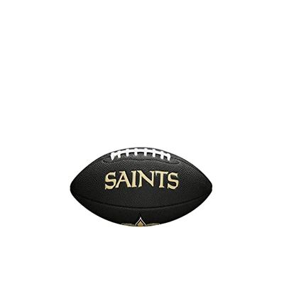 Wilson Mini NFL Team Soft Touch, Ball Unisex-Youth, Black