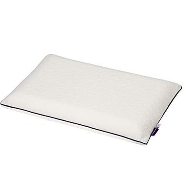 ClevaMama Almofada infantil ClevaFoam, respirável e anti-alérgica, branca, 50 x 30 cm (1-3 anos)