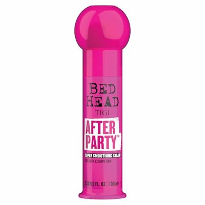 Bed Head by TIGI After Party Super Smoothing Cream – Anti Frizz hair styling product with humidity protection for frizzy, dull or coarse hair, 100ml​