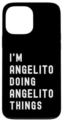Sono Angelito Que Fa Cose di Angelito Custodia per iPhone 13 Pro Max