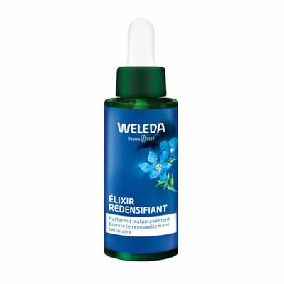 WELEDA - Elixir redensifiant GENTIANE BLEUE ET EDELWEISS - Soin anti-âge redensifiant dès 50 ans - Peaux matures - NATRUE* - Vegan*** - 30 ml