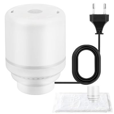 Draagbare elektrische vacuümpomp voor kleding, 220 V, 30 W, kleine pomp, 4,0 kPa, sterke zuigkracht voor reizen, kamperen, vliegen