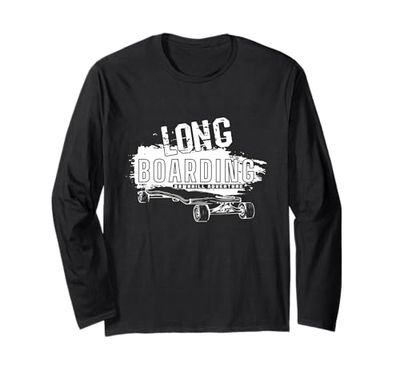 Avventura in discesa con longboard Maglia a Manica