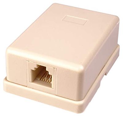 PremiumCord Telephone Socket on the Wall 1xRJ11 Self-Adhesive TRZ4