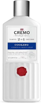 CREMO - Cooling Shampooing et Après-Shampooing | Agrumes & Feuilles de Menthe | 473ml