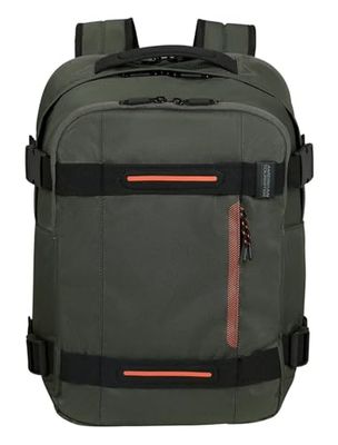 American Tourister Mochila Urban Track para portátil de 15,6 pulgadas, 45 cm, 29 L, 3 große Fächer, Großes Fassungsvermögen, ergonómica, acolchada, negra (Asphalt Black)