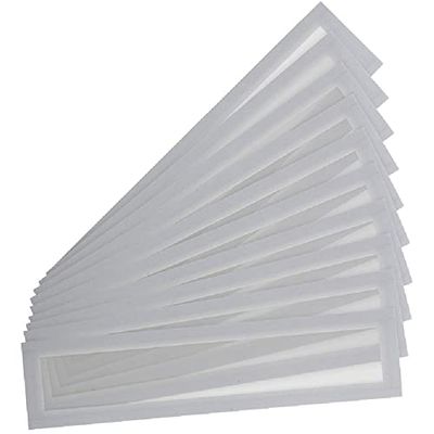Djois made by Tarifold 195219 - Pack de 10 cadres magnétiques porte-titres A4/A3 - (55 x 297 mm) Magneto PRO pour tableaux magnétiques, couleur gris argenté