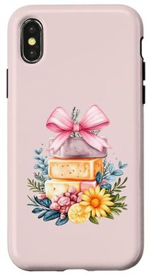Coquette - Máquina de jabón para hacer jabón, distribuidor de jabón para niña y mamá Carcasa para iPhone X/XS