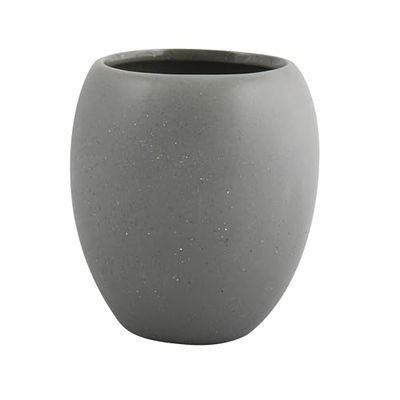 MSV 140.752 Bali Ceramica Bicchiere Gres Grigio Scuro 1 x 10,5 x 0,1 cm