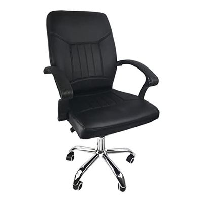 Stalwart DA-OC029 Leather Office Executive Chair Black