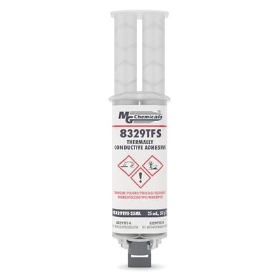 MG Chemicals 8329TFS Thermally Conductive Adhesive, Slow Cure, 25 mL Dual Dispenser