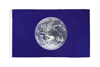 AZ FLAG Vlag planeet aarde 90 x 60 cm – vlag van Terriens 60 x 90 cm – vlaggen