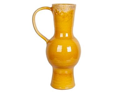 JARRON CERAMICA MOSTAZA