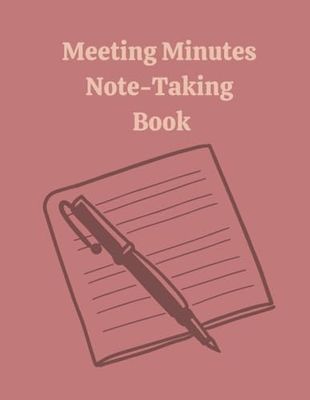 Meeting Minutes Note-Taking Book