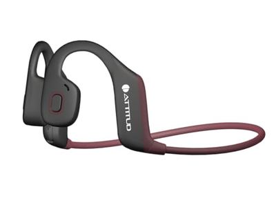 ATTITUD EARSPORT (Bordeau, S) Draadloze Sport Hoofdtelefoon Vrije Oren. Optimaal comfort en uniek geluid. Ingebouwde microfoon