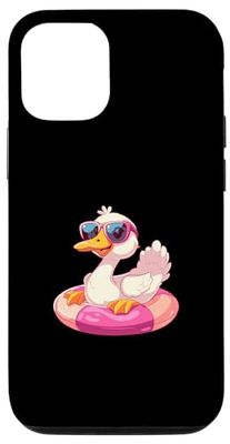 iPhone 13 Pro Cool Goose On Summer Vacation | Travel Comic Case