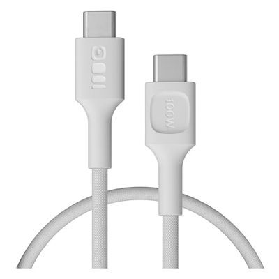 Greencell PowerStream - Cable USB-C (100 W, carga rápida, PD, 30), color blanco