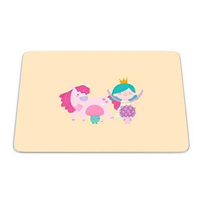 Bonamaison, Tapis de Souris Rectangle Imprimé Numériquement, Fond Antidérapant, pour Bureau et Maison, Taille: 22x18cm