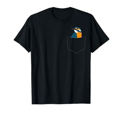 Kingfisher Bird In A Pocket Cute Pocket Kingfishers Camiseta