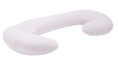 Motherhood voedings- en steunkussen sleepy-C, roze, ergonomisch met Öko-Tex Standard 100