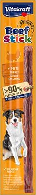 Vitakraft 263354 231100 Hundesnacks Beef-Sticks Pute, 12 g