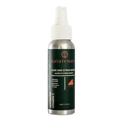 Naturemary Vitamin C Facial Mist - Hydrating Face Spray - Vitamin B, Folic Acid, and Botanical Extracts Shrink Pores - Aloe and Citrus Boost - 80 ml