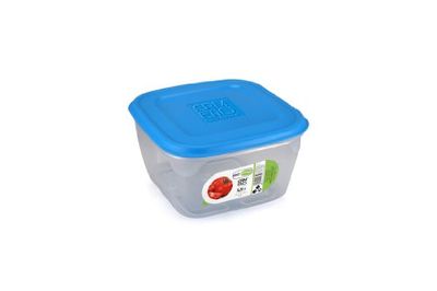 GIO'STYLE Contenitore Ermetico per Alimenti - 1,5L - Made in Italy - Quadrato - Adatto a Frigorifero, Freezer, Microonde - Linea Ermetici