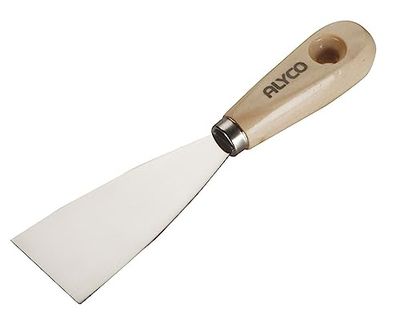 Spatola con manico in legno, larghezza 25 mm, ideale per cucinare, mescolare e servire cibo.