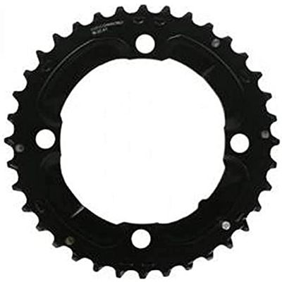 SHIMANO M677/617 Plato, Adultos Unisex, Negro, 36 Dientes