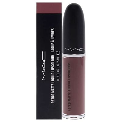 MAC Retro Matte Liquid Lipstick - 123 Topped With Brandy for Women 0.17 oz Lipstick