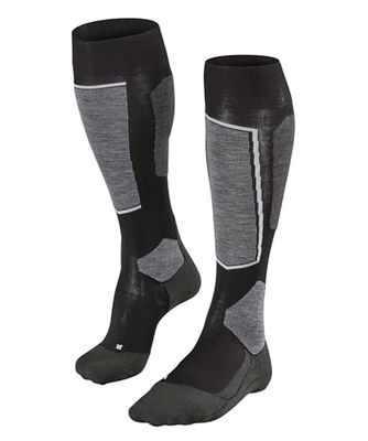FALKE Lyocell - Calze da sci da uomo SK6 Pro M Kh, materiale funzionale caldo, sottile, 1 paio