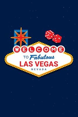 Welcome To Fabulous Las Vegas Nevada: 6x9 Blank Lined Las Vegas Souvenir Journal