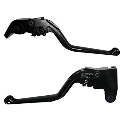 ACCOSSATO Paire de leviers noirs pour Triumph Speed Triple R de 2012 à 2015 (CC 1050)