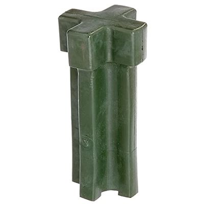 Alberts 211233 Ferramenta de fixação para enterrar, para fixações para enterrar 70 x 70 mm e Ø 80 mm, plástico, verde