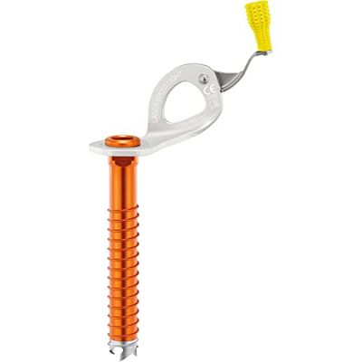 PETZL, Laser Speed Light, Ultraleggero Ice Screw con Manico Integrato, Giallo, 13 cm, Unisex-Adulto