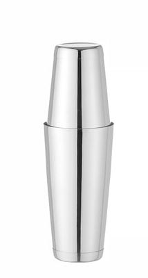 HENDI Shaker à cocktail, BarUp, shaker Boston Tin-on-Tin, utilisation universelle, 2 shakers lestés : 600ml, ø90x(H)140mm et 800ml, ø92x(H)174mm, lavable au lave-vaisselle, acier inoxydable